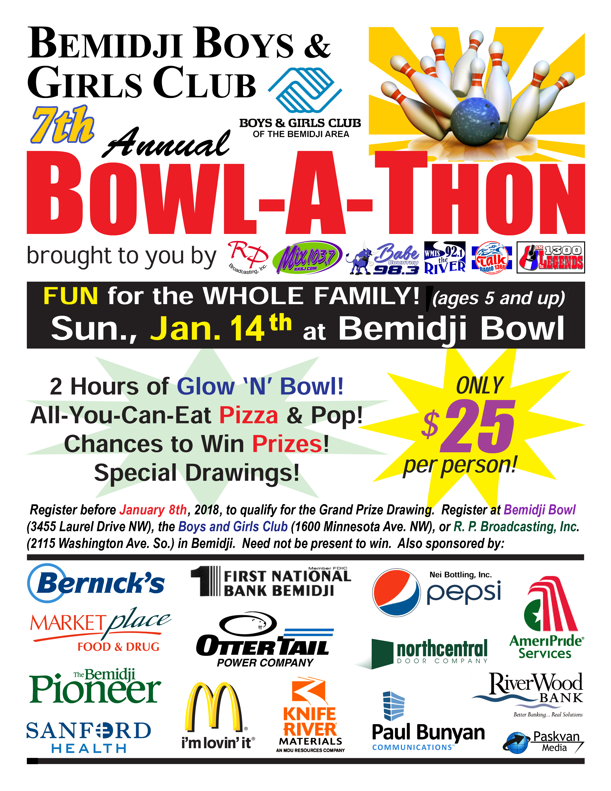 Bowlathon Boys and Girls Club Bemidji